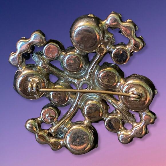 JULIANA, D & E, DELIZZA & ELSTER RHINESTONE BROOCH - Picture 4 of 5